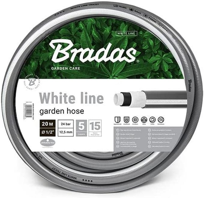 Flexibele 50 meter tuinslang PVC voor professioneel gebruik