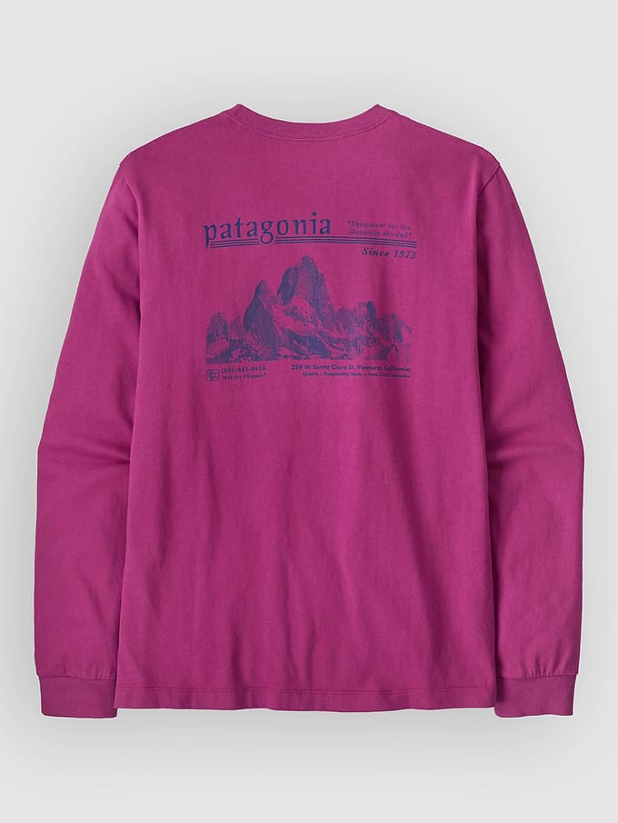 Patagonia Mw Hut Tripper Skyline Longsleeve roze