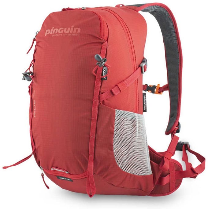 Pinguin Ride 25 Nylon Rugzak Rood