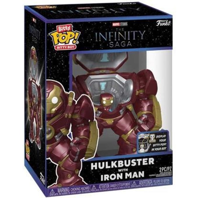 Funko Bitty Bop Bitty Bot - Marvel Hulkbuster With Iron Man