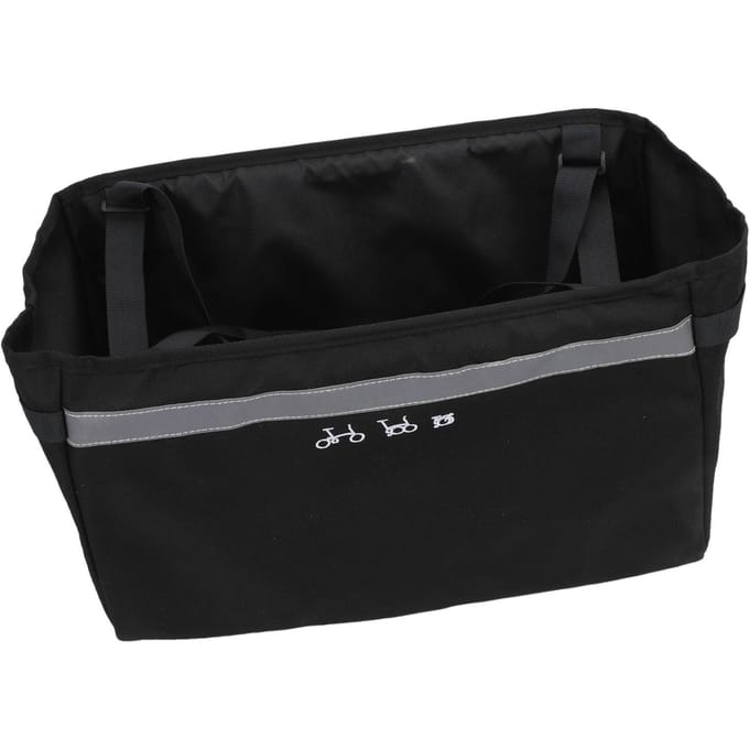 Fietsmand Voor 20L Inhoud Aluminiumlegering Beugel Waterdichtheid Voorvak Opbergtas Groentemand Tas black