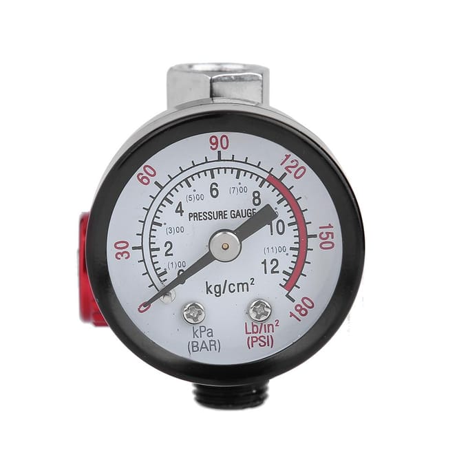 14   BSP Auto Spuitpistool Luchtregelaar Met Manometer Membraanregeling DH