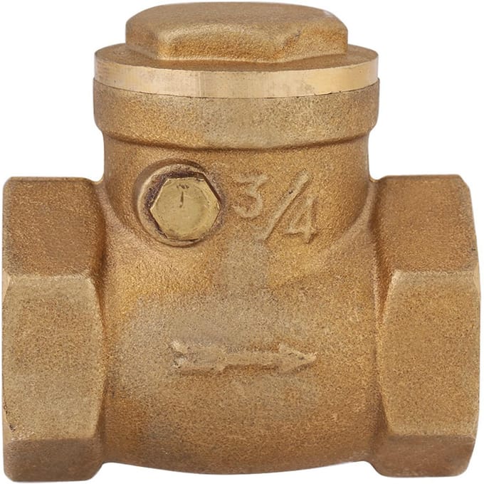 1pc DN20 Female Thread Brass NOn return Swing Check Valve 232PSI Prevent Water Backflow