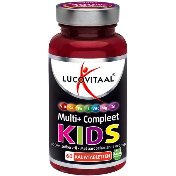 Lucovitaal - Multi+ kids - Kauwtabletten - 60 stuks