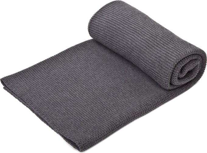 Poetree Kids wiegdeken Katoen Dark Grey Melange