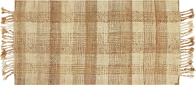 BERISSA - Modern vloerkleed - Lichtbeige - 80 x 150 cm - Jute