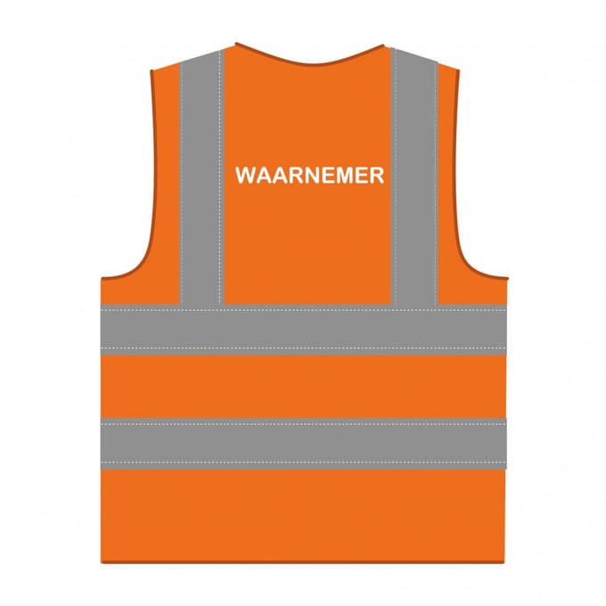 Waarnemer hesje RWS oranje