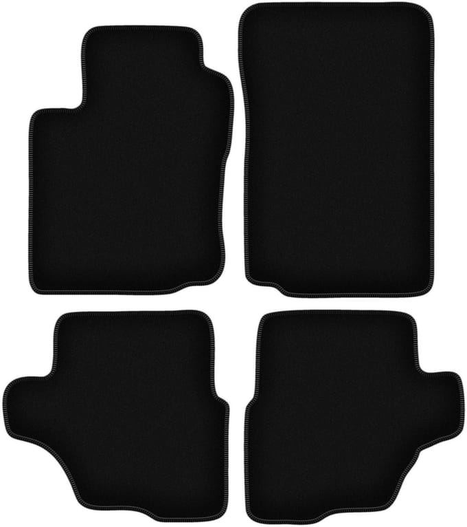 BASIC zwarte velours matten voor: Suzuki Granr Vitara I 3-deurs (1998-2005)
