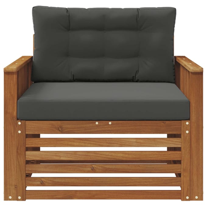 vidaXL - Buitensofa - Massief - Acacia - Hout - en - Polyester