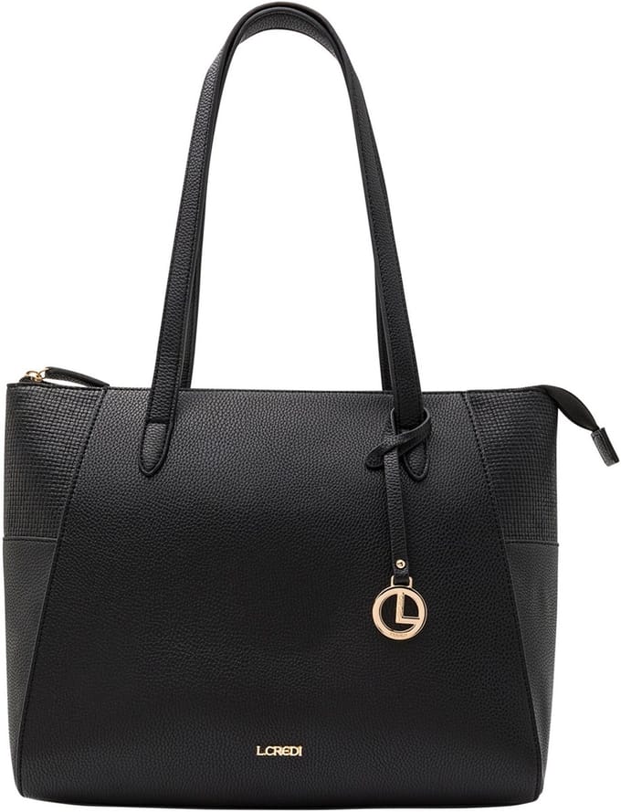 L.CREDI Marlies Shopper Black Zwart