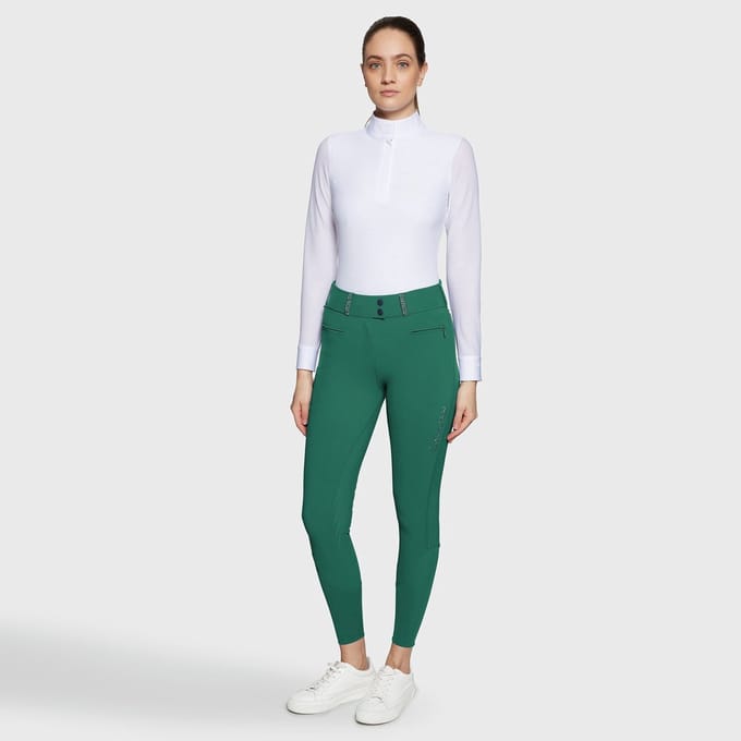 Samshield Claranova Full Grip Rijbroek Dames SS25 S Spring Skies