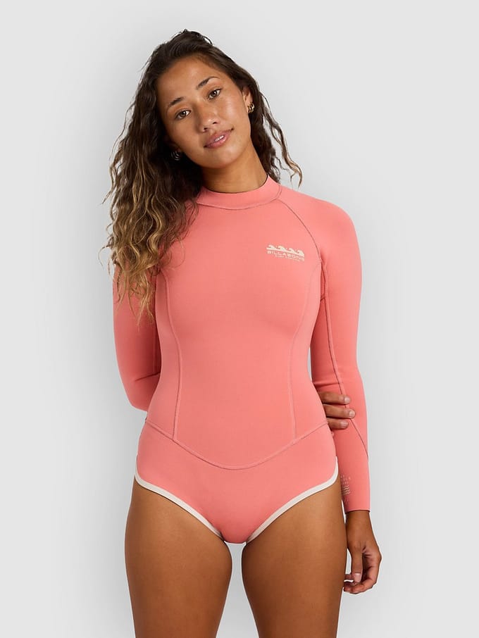 Billabong Spring Glider 2mm Wetsuit roze