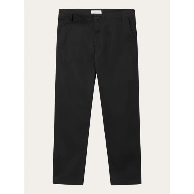 Slim-fit chino broek van keperstof KnowledgeCotton Apparel Luca