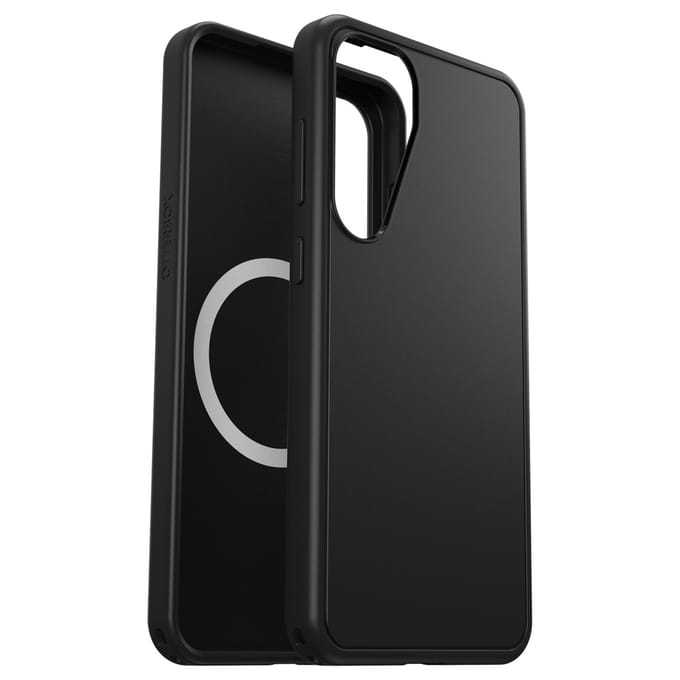 OtterBox Symmetry Clear Backcover MagSafe voor de Samsung Galaxy S25 Plus - Zwart