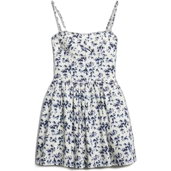 Superdry - Minicami-jurk met korsetmodel - Dames - Jurken