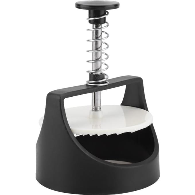 RVS Hamburger Patty Maker Pers Hamburger Vlees black