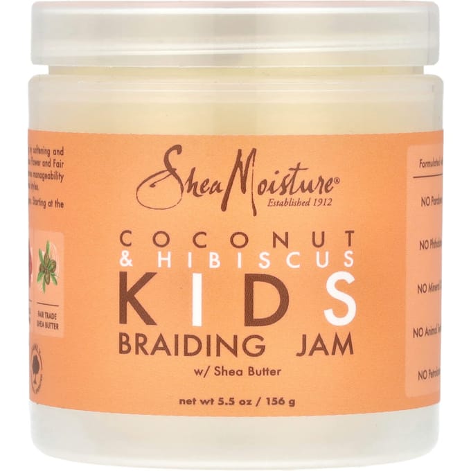 SheaMoisture Kinderjam, Kokos & Hibiscus, met Sheaboter, 156 gram (156 gr) beige