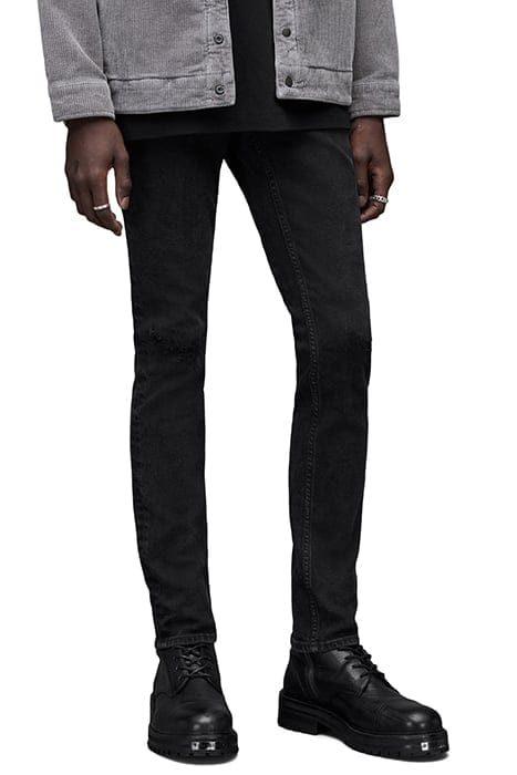 AllSaints Cigarette Damaged Black Größe: W38L32 | Slim Jeans Outlet | Herren | Schwarz