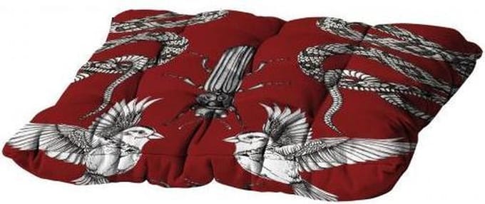Madison Toscane zitkussen 46x46 cm Aloa red