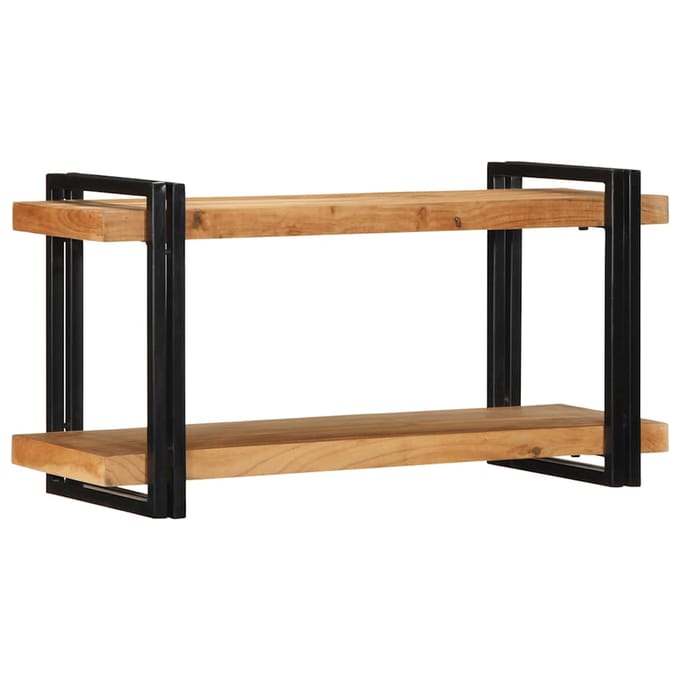 vidaXL - Wandschap - 90x33x45 - cm - massief - acaciahout
