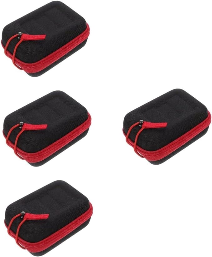 Rangefinder Opbergtas - Meetzoeker Koffer - Golf Bescherming - Waterdicht Compact Ontwerp - 4 Stuks 12.5cm - Zwart