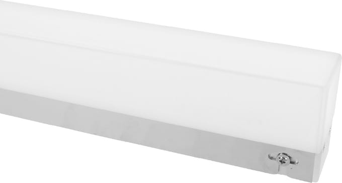 LED spiegelverlichting met switch tone sensor 90cm Lotis 16,5W chrome IP44