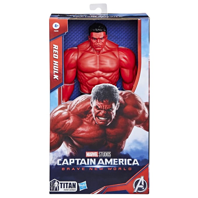 Marvel Captain America Brave New World Titan Hero Series Red Hulk 30 cm