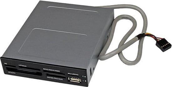 StarTech.com 3.5in Front Bay 22-in-1 Internal Multi Media Geheugenkaart Reader