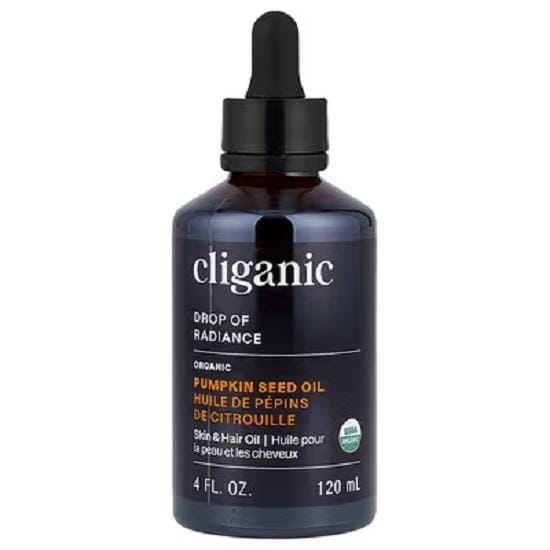 Cliganic, Organic Pumpkin Oil, 4 fl oz (120 ml) black