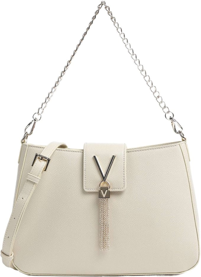VALENTINO Schoudertas Divina Hobo Bag Ecru Crème