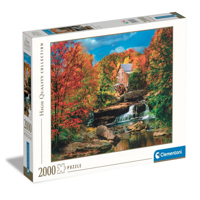 Clementoni - Puzzel - 2000 Stukjes - Glade Creek Grist Mill - Puzzel Voor Volwassenen