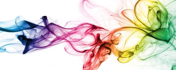 Fotobehang - Warm Smoke 375x150cm - Vliesbehang