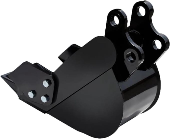 Mini Graafbak - Compacte Bak - Kleine Bouwwerkzaamheden - Duurzame Constructie - 787 Inch - Zwart
