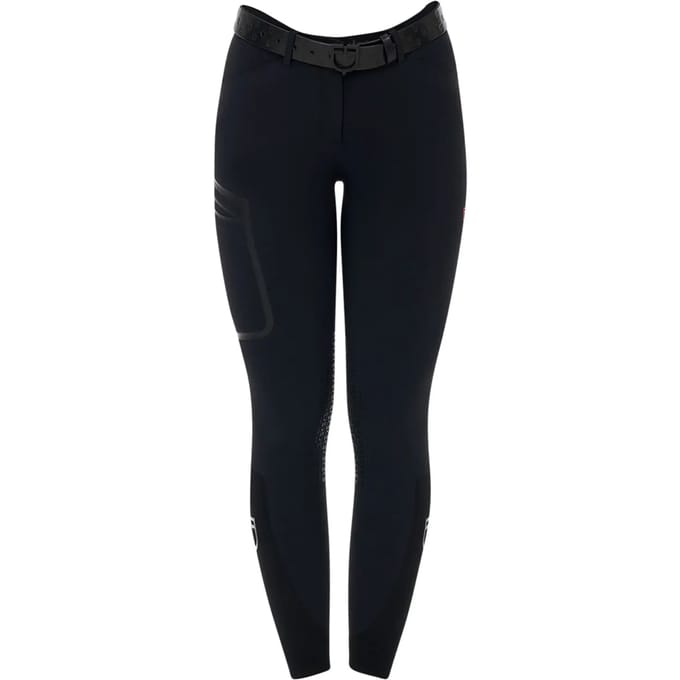 Dames wedstrijdbroek met middengrip Equestro Ridertechnology