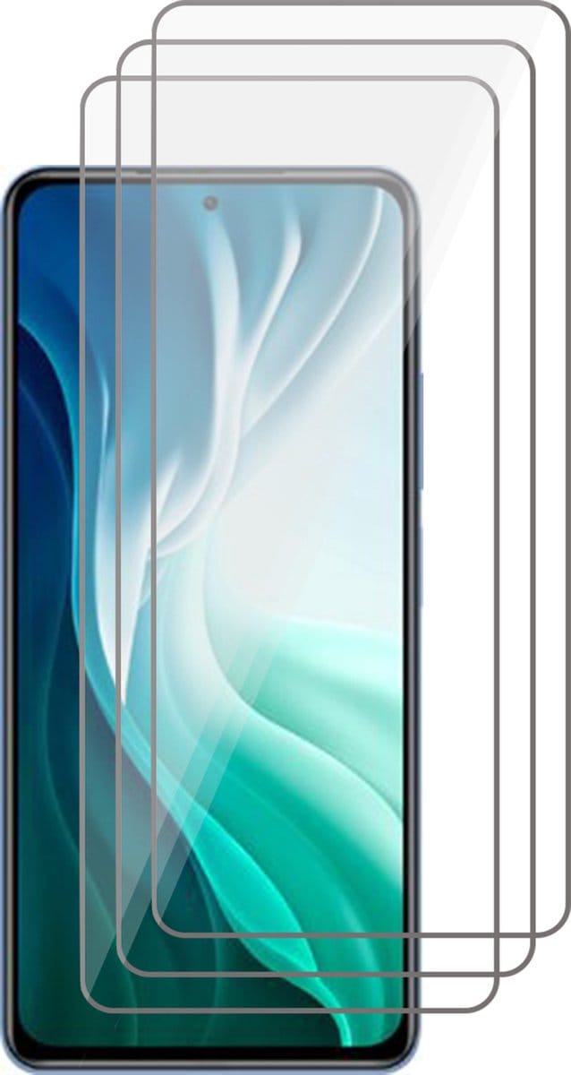 Screenprotector geschikt voor Xiaomi Mi 11i - Screen Protector Glas - 3 stuks