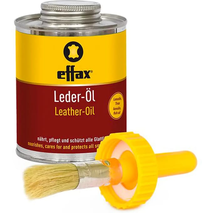 Leren olie met applicatorborstel Effol