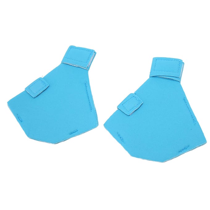 1 Paar Duck Booties Lichtgewicht Ademend Dunne Watervogel Beschermschoenen voor Eend Gans Watervogel L(for 6.5-9kg) blue