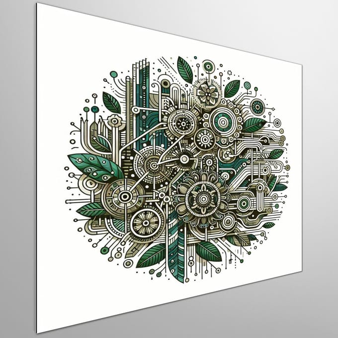 Kunstprint | Wanddecoratie | Dibond | 100 × 100 cm