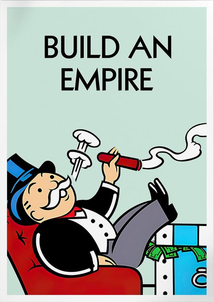 Build An Empire (Monopoly) | Poster | B2: 50 x 70 cm