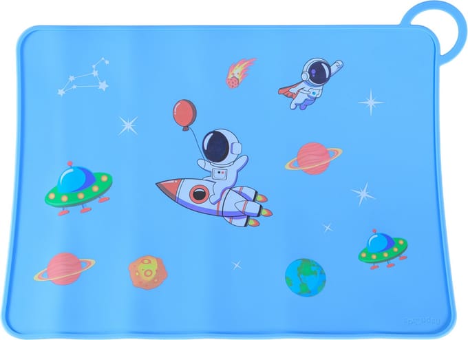 Sproudsy Placemat Space – Kraamcadeau – Kinderservies - Baby - Sky Blue
