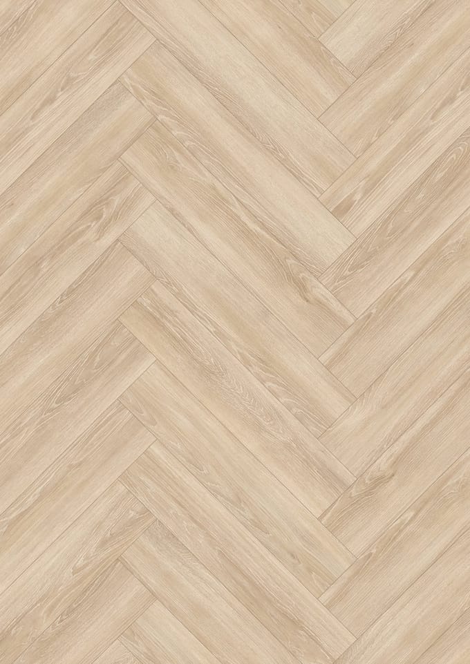 EGGER Laminaatvloeren NatureSense* Herringbone Visgraat EL2161 Newport eiken crème 8mm, 1,976m²