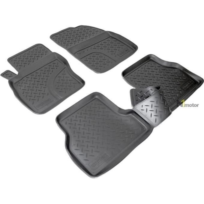 NORM Liners | Tapis De Sol En Caoutchouc TPE Toutes Saisones Pour Ford Focus 2 2005-2010 noir