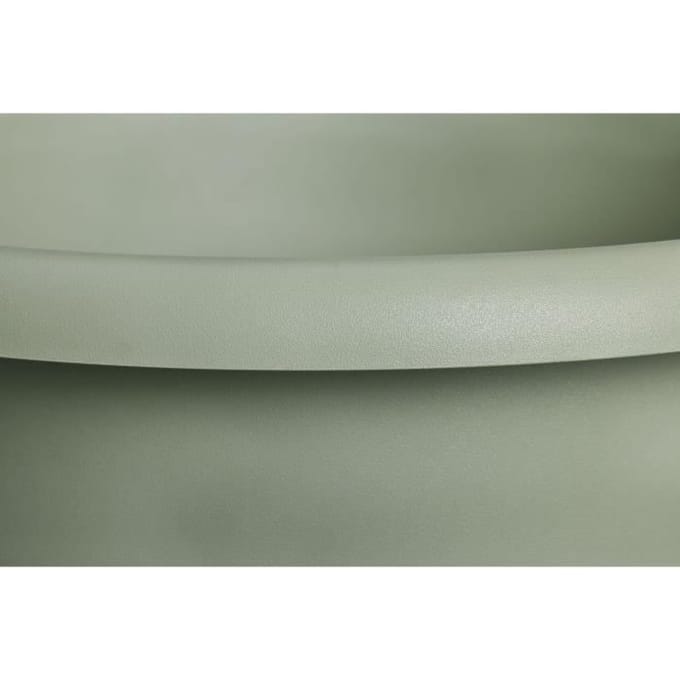 Elho Amiga Rond 25 - Bloempot voor Binnen & Buiten - 100% Gerecycled Plastic - Ø 24.5 x H 18.5 cm - Tijmgroen