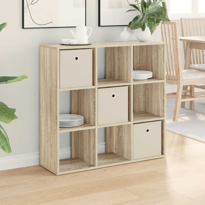 vidaXL - Dressoir - Sonoma - Eik - 88,5 - x - 29 - x - 84,5 - cm