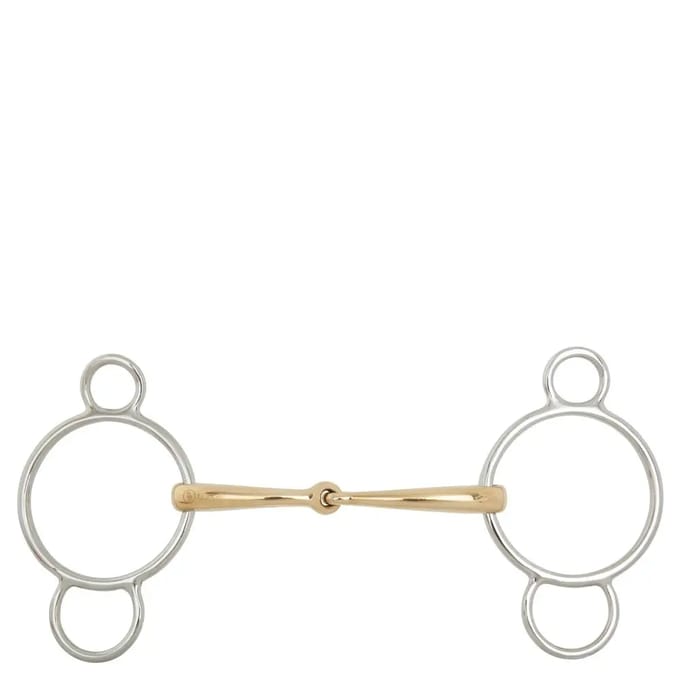 Pessoa enkel bit voor paarden BR Equitation Soft Contact