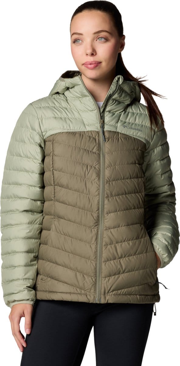 Columbia Westridge Hooded Down Jacket, Vrouwen, Groen, Jasje, maat: M