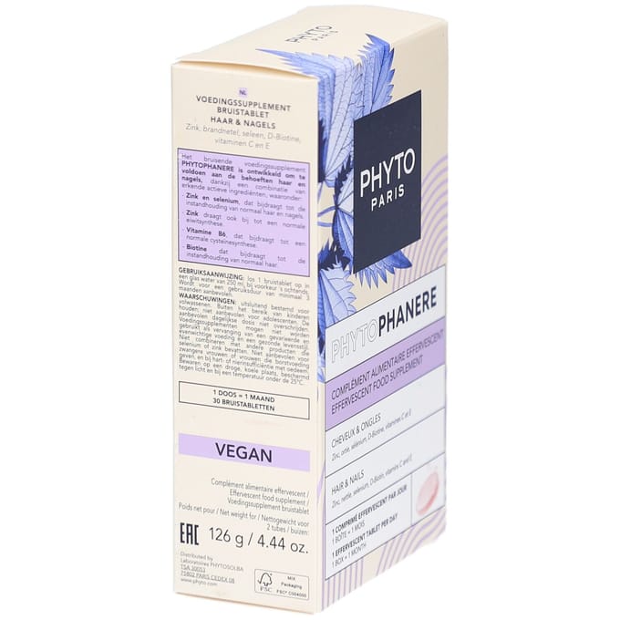 Phytophanere Complemento Alimenticio Comprimido Efervescente