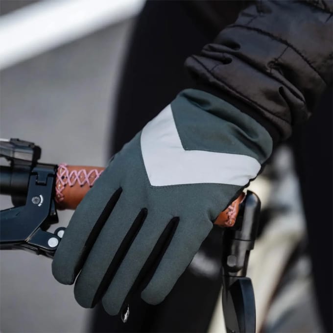 Waterdichte en reflecterende lange handschoenen Rainette