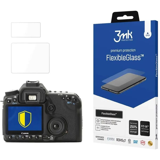 3MK CamProtect – Hybride Glazen Beschermer – Canon EOS 50D