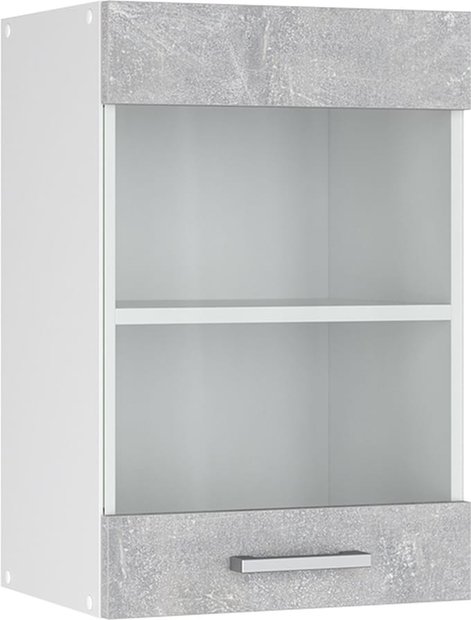 Vicco R-Line Glazen keukenkast – 40 cm Beton